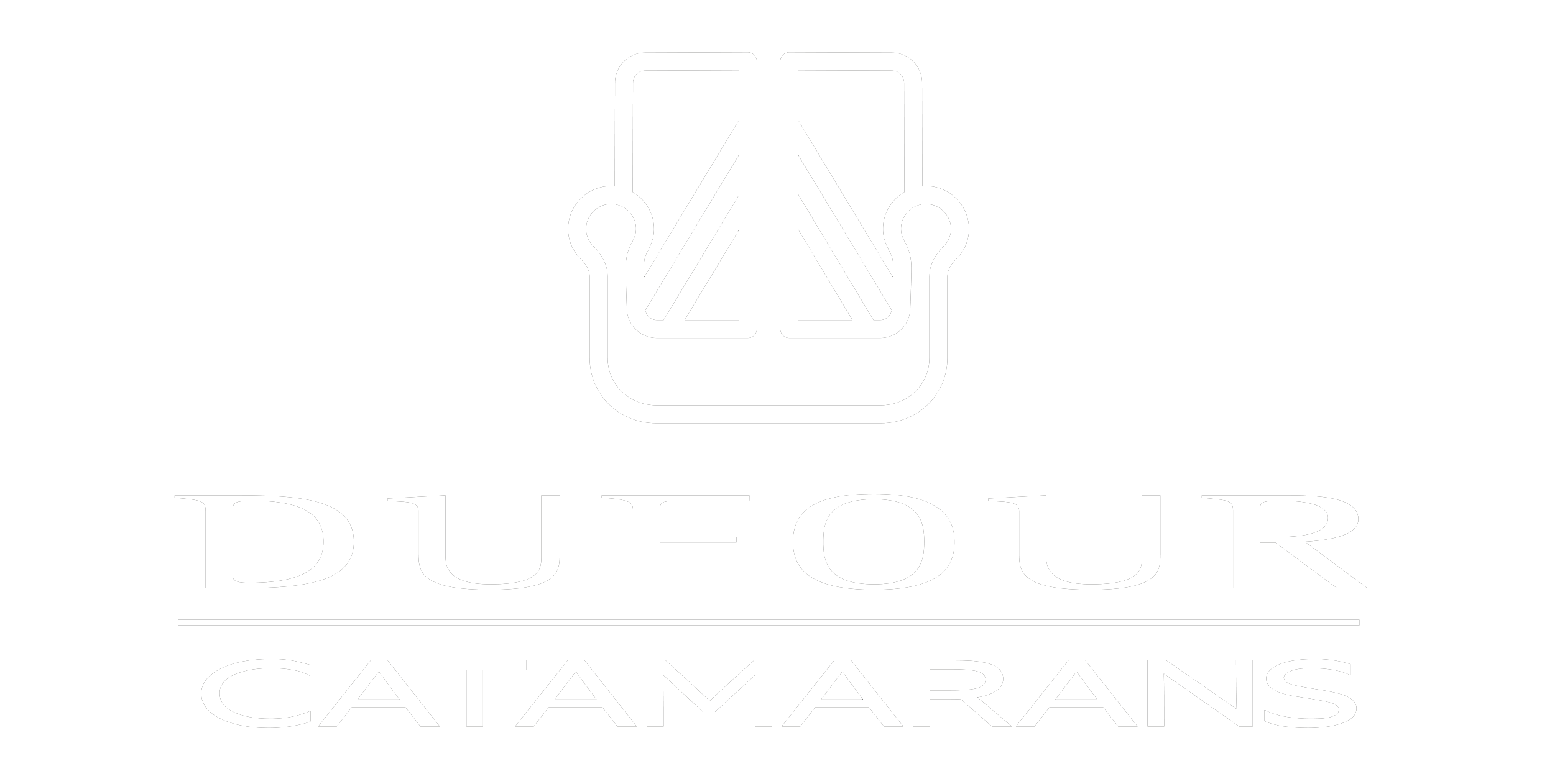 Logo Dufour Catamarans bco